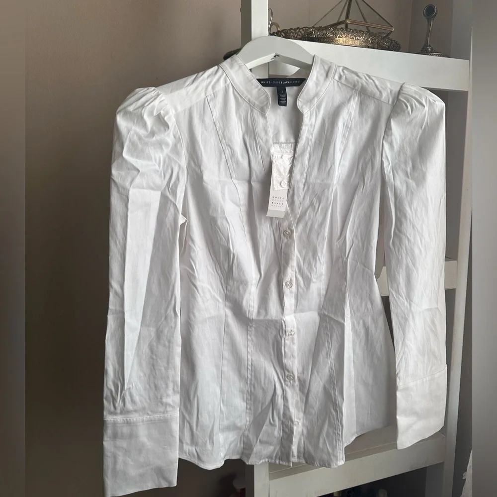 WHBM button down - Picture 1 of 3